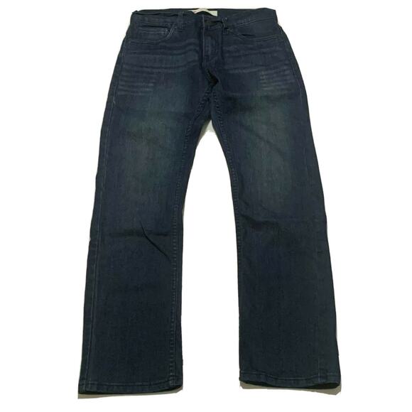 Levi's 511 Slim Tapered Leg Jeans Size 14 W27 Men's Blue Denim Stretch Low Rise - Picture 1 of 11